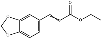 2-Propenoic acid,3-(1,3-benzodioxol-5-yl)-, ethyl ester Structure