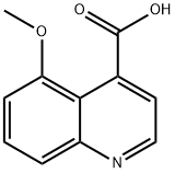 5-METHOXYQUINOLINE-4-CARBOXYLIC ACID 化学構造式