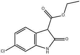 ETHYL 6-CHLOROOXOINDOLINE-3-CARBOXYLATE Structure