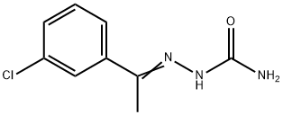 Hydrazinecarboxamide,2-[1-(3-chlorophenyl)ethylidene]-, 14760-30-6, 结构式