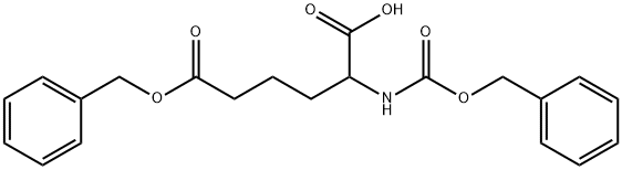 N-Cbz-RS-2-Aminoadipic acid 6-(phenylmethyl) ester Structure