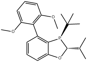 (2R,3R)-3-(tert-butyl)-4-(2,
6-dimethoxyphenyl)-2-iso
propyl-2,3-dihydrobenzo[d
][1,3]oxaphosphole Structure