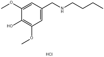 4-[(butylamino)methyl]-2,6-dimethoxyphenol hydrochloride Structure