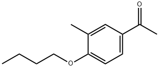 1-(4-butoxy-3-methylphenyl)ethanone Structure