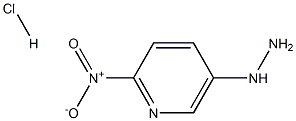 5-Hydrazinyl-2-nitropyridine hydrochloride Struktur