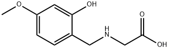 Glycine, N-[(2-hydroxy-4-methoxyphenyl)methyl]- Struktur