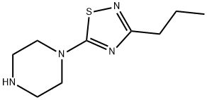 1-(3-propyl-1,2,4-thiadiazol-5-yl)piperazine Structure