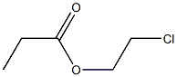 Ethanol, 2-chloro-, propanoate Structure