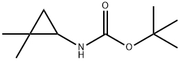 tert-Butyl 2,2-dimethylcyclopropylcarbamate Structure