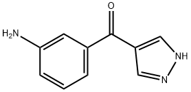 (3-aminophenyl)-(1H-pyrazol-4-yl)methanone 结构式