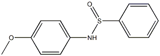 Benzenesulfinamide,N-(4-methoxyphenyl)- Structure