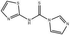 N-(THIAZOL-2-YL)-1H-IMIDAZOLE-1-CARBOTHIOAMIDE 化学構造式