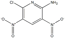 6-chloro-3,5-dinitropyridin-2-amine Struktur