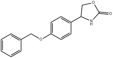 4-(4-phenylmethoxyphenyl)-1,3-oxazolidin-2-one Structure