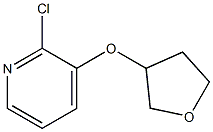 2-chloro-3-((tetrahydrofuran-3-yl)oxy)pyridine Struktur