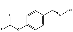 (1E)-1-[4-(difluoromethoxy)phenyl]ethanone oxime Structure