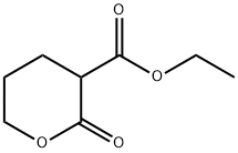 ETHYL 3,4,5,6-TETRAHYDRO-2-OXO-2H-PYRAN-3-CARBOXYLATE Structure