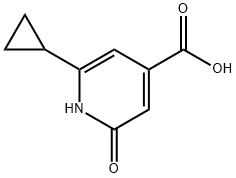 6-环丙基-2-氧代-1,2-二氢吡啶-4-羧酸,150190-28-6,结构式