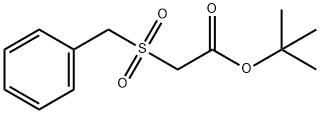 TERT-BUTYL 2-(BENZYLSULFONYL)ACETATE 化学構造式