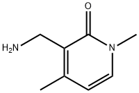 3-Aminomethyl-1,4-dimethyl-1H-pyridin-2-one Struktur