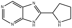 8-Pyrrolidin-2-yl-9H-purine,1513442-68-6,结构式