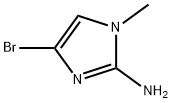 2-AMINO-4-BROMO-1-METHYLIMIDAZOLE Structure