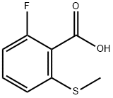 2-氟-6-(甲基硫基)苯甲酸,1516052-88-2,结构式