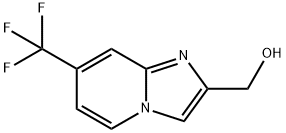 (7-Trifluoromethyl-imidazo[1,2-a]pyridin-2-yl)-methanol Struktur