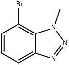 7-Bromo-1-methyl-1H-benzotriazole Struktur