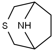 3-Thia-8-aza-bicyclo[3.2.1]octane 结构式