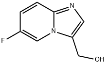 (6-fluoroimidazo[1,2-a]pyridin-3-yl)methanol 化学構造式