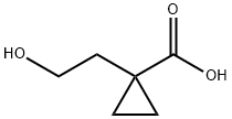 1-(2-HYDROXYETHYL)CYCLOPROPANECARBOXYLIC ACID Structure