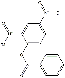 Phenol, 2,4-dinitro-,1-benzoate 化学構造式