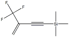 trimethyl[3-(trifluoromethyl)-3-buten-1-yn-1-yl]- Silane Structure