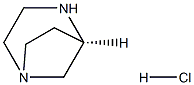 (5R)-1,4-DIAZABICYCLO[3.2.1]OCTANE HCL Structure