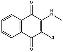 1,4-Naphthalenedione,2-chloro-3-(methylamino)- Struktur