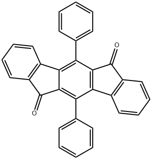 5,11-DIPHENYLINDENO[1,2-B]FLUORENE-6,12-DIONE Structure