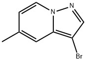 3-溴-5-甲基吡唑并[1,5-A]吡啶 结构式