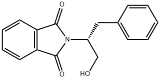 (+)-(R)-2-(1-BENZYL-2-HYDROXYETHYL)-1H-ISOINDOLE-1,3(2H)-DIONE,152903-44-1,结构式