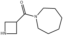 1-(azetidine-3-carbonyl)azepane Struktur