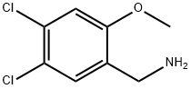 (4,5-Dichloro-2-methoxyphenyl)methanamine Structure