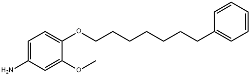 Benzenamine,3-methoxy-4-[(7-phenylheptyl)oxy]- 结构式