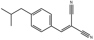(4-Isobutylbenzylidene)malononitrile Struktur