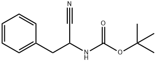 [(1R)-1-氰基-2-苯基乙基]氨基甲酸叔丁酯,154279-16-0,结构式