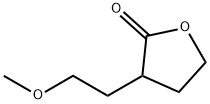 3-(2-Methoxy-ethyl)-dihydro-furan-2-one 化学構造式