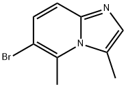 6-bromo-3,5-dimethylimidazo[1,2-a]pyridine Structure