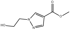 1-(2-Hydroxy-ethyl)-1H-pyrazole-4-carboxylic acid methyl ester,1545506-41-9,结构式