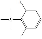 (2-fluoro-6-iodophenyl)-trimethylsilane Structure