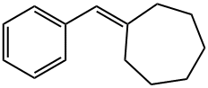 (phenylmethylidene)cycloheptane, 15537-53-8, 结构式