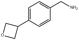 (4-(OXETAN-3-YL)PHENYL)METHANAMINE Structure